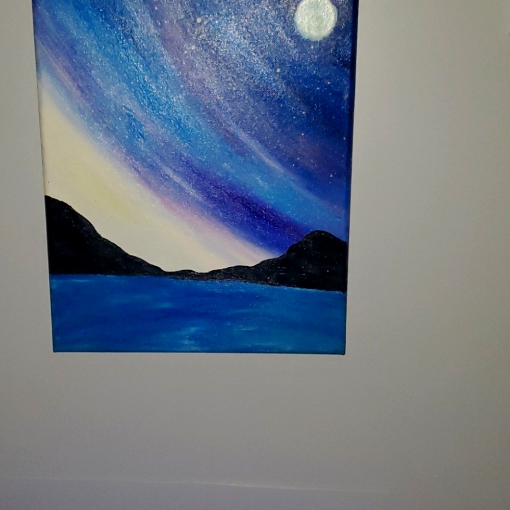 Acrylic hand painting